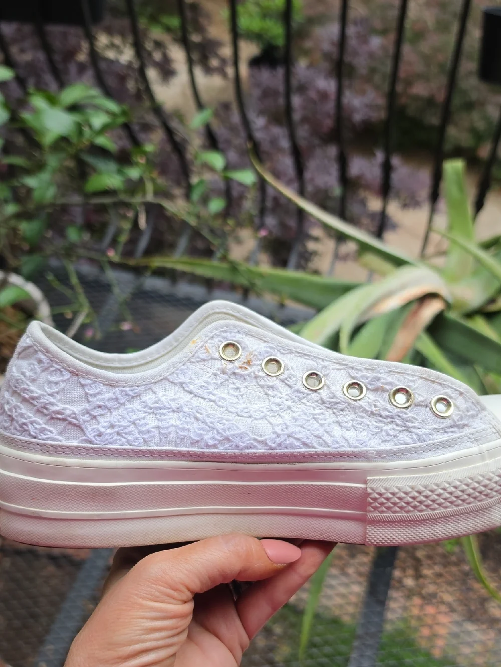 Womens Converse Chuck Taylor All Star Lift Platform Daisy Cord Ox US 9.5 A05007C